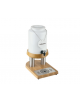 Distributore latte con base in legno - cm 23x32x42h - capacità lt 4