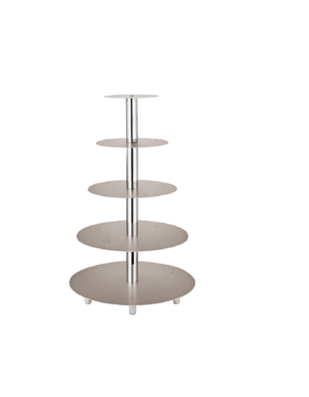 Alzata torta in alluminio - cm ø 50 - Ø int. cm 20 - cm 26 - cm 32 - cm 40 - cm 45