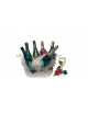 Secchio portabottiglie in acrilico - cm 40x28x23h