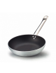 PADELLA SVASATA ANTIADERENTE ALLUMINIO MANICO ACCIAIO INOX - DIAMETRO CM 24 - ALTEZZA CM 7