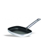 PADELLA PER PESCE IN ALLUMINIO ANTIADERENTE CON MANICO ACCIAIO INOX - Larghezza mm 380 - Profondità mm 260 - Altezza mm 50