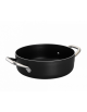 CASSERUOLA BASSA 2 MANIGLIE ANTIADERENTE ALLUMINIO ADATTA PER INDUZIONE - Diametro mm 200 - Altezza mm 70 - Capacità LT 2,5