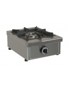 Fornellone a gas inox professionale da banco 1 Fuoco da 6,5 Kw - cm. 34 x 49 x 21h