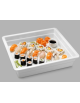 BACINELLA IN MELAMINA GN 2/3 H65 COLORE BIANCO - Larghezza mm 353 - Profondità mm 325 - Altezza mm 65