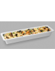 BACINELLA IN MELAMINA GN 2/4 H20 COLORE BIANCO - Larghezza mm 530 - Profondità mm 162 - Altezza mm 20