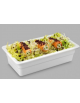 BACINELLA IN MELAMINA GN 1/4 H65 COLORE BIANCO - Larghezza mm 265 - Profondità mm 162 - Altezza mm 65