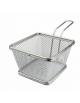 MINI CESTINO PER FRITTURE QUADRATO - Larghezza mm 120 - Profondità mm 120 - Altezza mm 70
