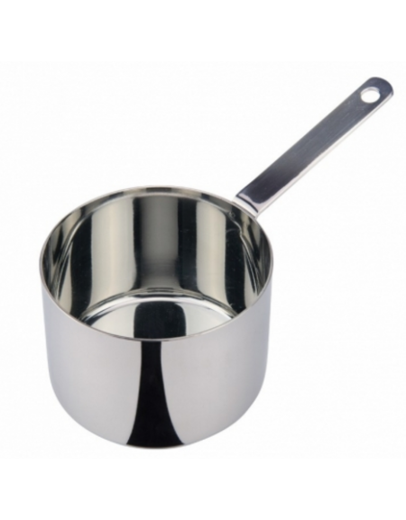 MINI PADELLA ALTA ACCIAIO INOX  - Altezza mm 35 - Diametro mm 70 - Capacità ml 250