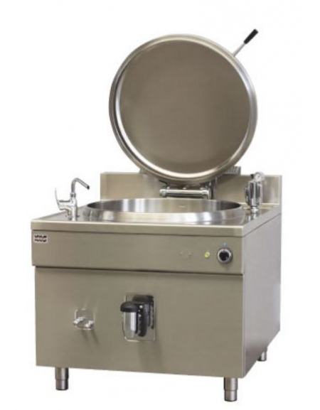 Pentola a gas, riscaldamento indiretto, con autoclave, capacità Pentola a gas, riscaldamento indiretto, con autoclave, capacità