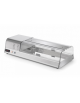 VETRINA REFRIGERATA CON ANTE IN PLEXIGLASS TRASPARENTE CON APERTURA SU ENTRAMBI I LATI - mm. 950X434X220H