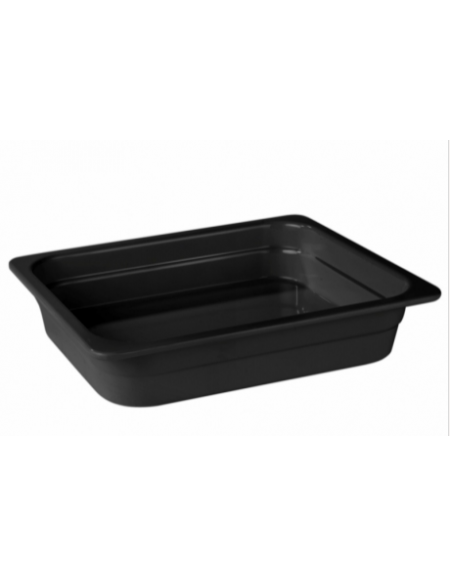 BACINELLA 1/2GN H20 NERA - MM 325X265X40H BACINELLA 1/2GN H20 NERA - MM 325X265X40H