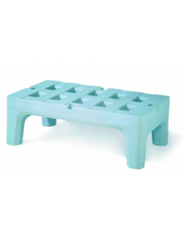 PEDANA PER CELLA FRIGORIFERA IN POLIETILIENE A DOPPIA PARETE - PORTATA KG 683 - mm 560x910x300h