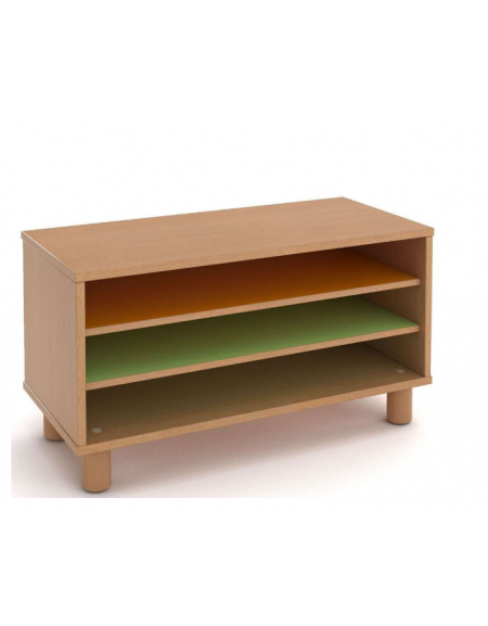 Mobiletto 2 ripiani h 55 - Dim cm 100x45x55h Mobiletto 2 ripiani h 55 - Dim cm 100x45x55h