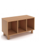Mobiletto in legno 3 caselle h 55 - cm 100x45x55h