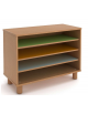 Mobile medio in legno 3 ripiani h 75 - cm 100x45x75h