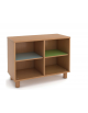 Mobile medio in legno 4 caselle h 75 - cm 100x45x75h