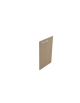 Anta mobile basso in legno senza serratura - cm 45x1,8x77h