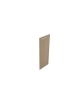 Anta mobile medio reversibile in legno con serratura - cm 45x1,8x116h