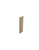Anta mobile medio- alto reversibile in legno con serratura - cm 45x1,8x154h