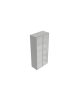 Componenti per mobile  alto - anta vetro con serratura telaio allum. - cm 90x45x196h