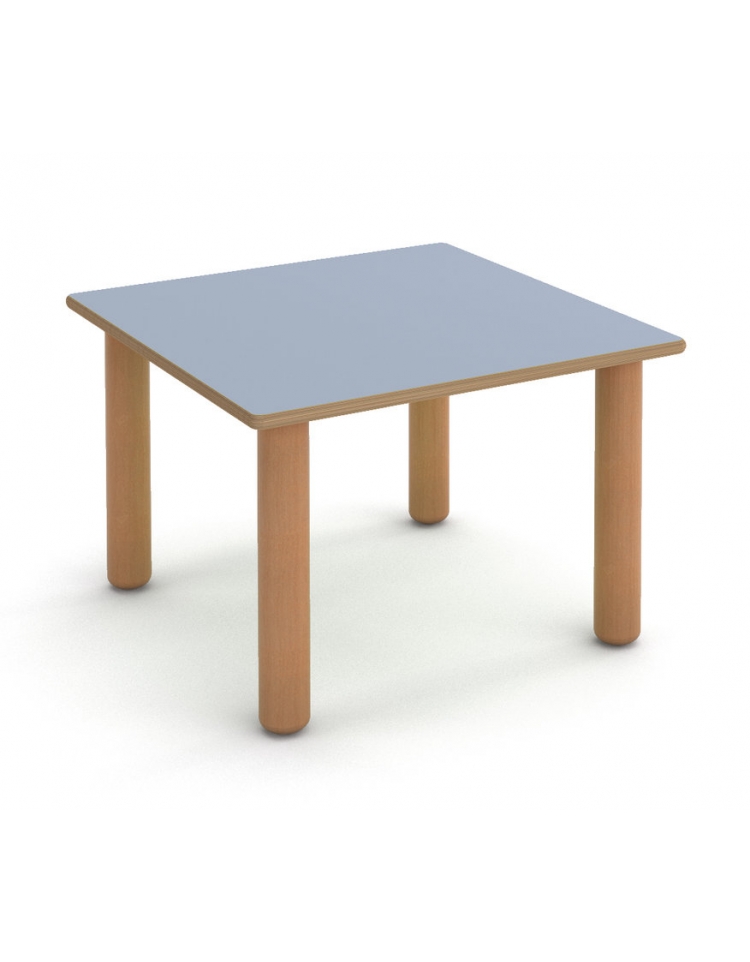 Tavolo Rotondo In Legno, Ideale Per Aree Gioco