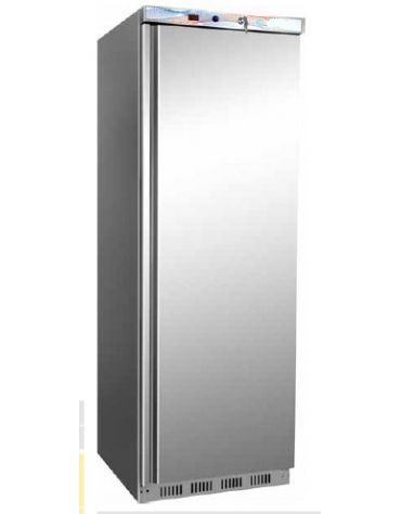 Armadio frigo professionale Lt 400 / +2 +8 C - ESTERNO INOX - cm 60x58,5x185,5h