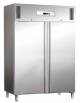 Armadio frigorifero congelatore inox AISI 304 a 2 porte Lt.1400 -18°-22°C - cm 148x83x201h - Classe energetica D
