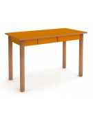 Tavolo rettangolare insegnante - 2 cassetti - cm 65x130x75h