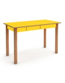Tavolo rettangolare insegnante - 2 cassetti - cm 65x130x75h
