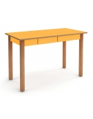Tavolo rettangolare insegnante - 2 cassetti - cm 65x130x75h
