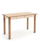 Tavolo rettangolare insegnante - 2 cassetti - cm 65x130x75h