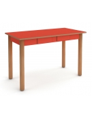 Tavolo rettangolare insegnante - 2 cassetti - cm 65x130x75h