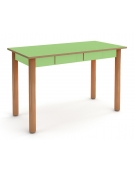 Tavolo rettangolare insegnante - 2 cassetti - cm 65x130x75h