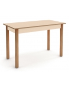 Tavolo rettangolare insegnante - 2 cassetti - cm 65x130x75h
