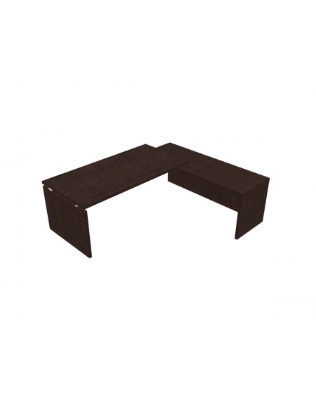 Scrivania direzionale dattilo muro - cm 222x179x73,5h