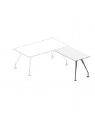 Allungo scrivania con gambe verniciate - cm 100x65x74h