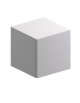 Mobile basso in legno con 2 cassetti - cm 45x46,3x45h