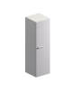 Mobile medio con anta in vetro colore bianco extra - cm 45x46x155,5h