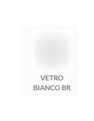 Mobile medio con 2 ante in vetro colore bianco extra - cm 45x46x194h