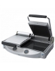 Piastra elettrica doppia vetroceramica- Piani superiori rigati - Comandi digitali - mm 619x458x176h
