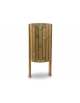 Cestone portarifiuti in legno da Lt 140 - cm 56x52x130h