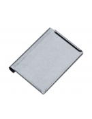 Porta cartelle in acciaio inox, formato A4 con plexiglass trasparente - cm 34x23
