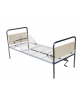 Letto degenza ospedaliero con schienale regolabile a 1 snodo - cm 206 x 89 x h 90