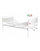 Letto degenza ospedaliera con schienale regolabile a 1 snodo - cm 206 x 89 x h 90