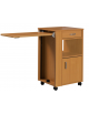 Comodino in legno con vassoio estraibile - articolo abbinabile ai codici DN27717 - DN27718.