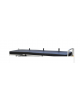 Materasso ignifugo per barella in skay nero in materiale ritardante di fiamma - spessore cm 3 - cm 184x64x3h