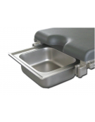 Catino rettangolare ginecologico in acciaio inox - cm 20x32x15h