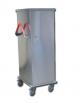 Carrello ospedaliero trasporto farmaci per vaschette e cestelli “ISO” (non inclusi) - cm 52 x 68 x 159 H