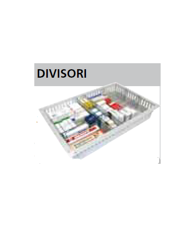 Divisorio per cassetti ISO - mm 400x504