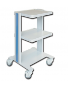 Carrello ospedaliero h 79 cm, con 3 ripiani di  cm 40 x 36 - cm 50x45x79h